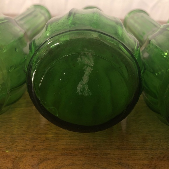 4 Vintage Green Vases CFG PGC CLC - Picture 10 of 13
